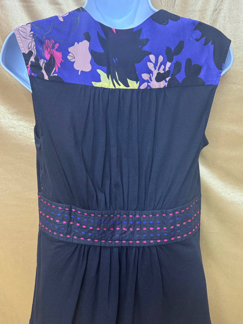 Plenty by Tracy Reese Silk Blend Floral V-Neck Top - Size S