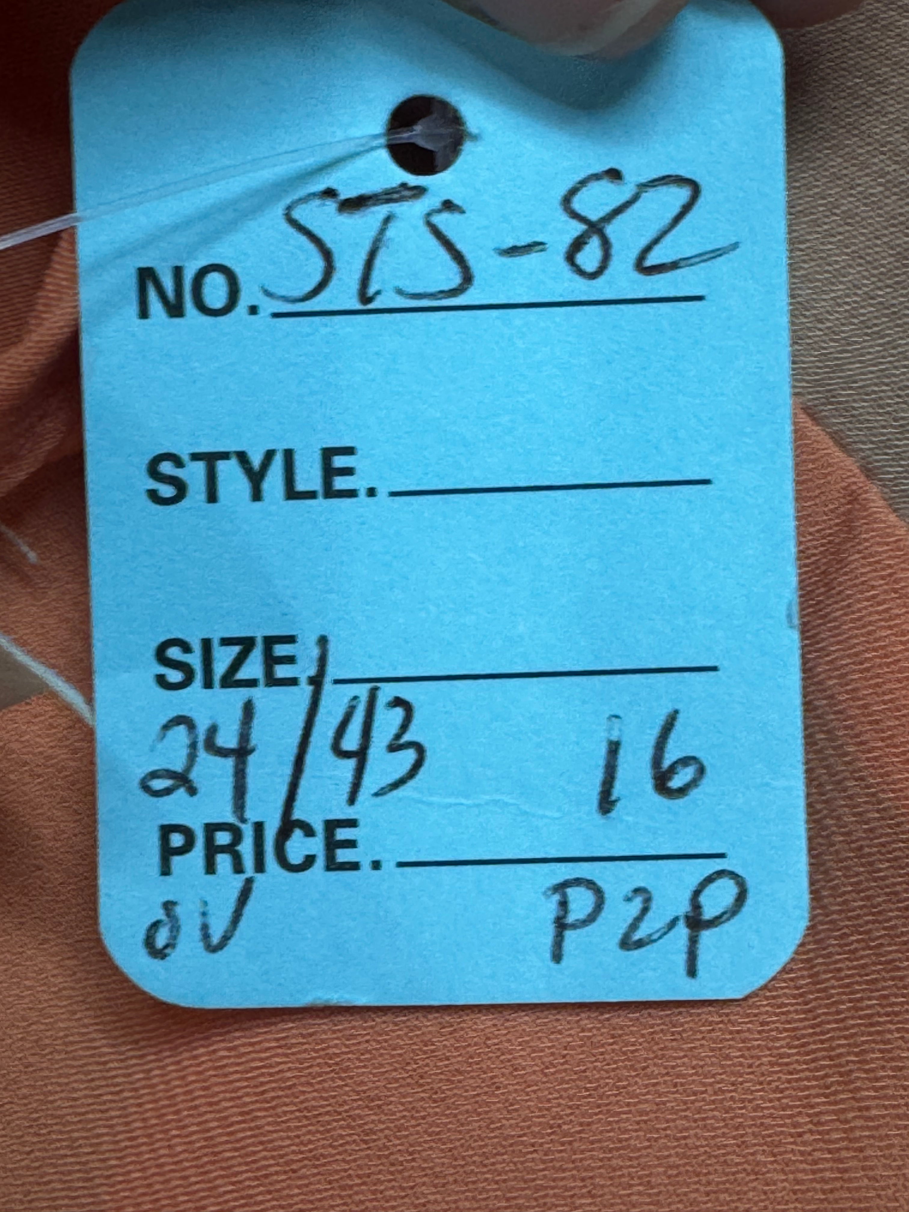 Pretty Rebellious High-Low Tank Top Coral Peach Size Small