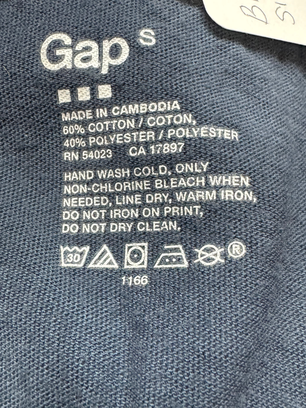 Gap Navy Blue Pom-Pom Trim Sleeveless Tank Top | Size S