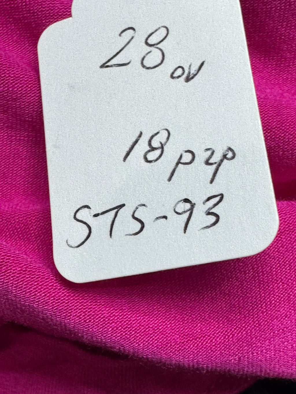 Madison Hot Pink Sequin Geometric Tunic Top Size Small Scoop Neck