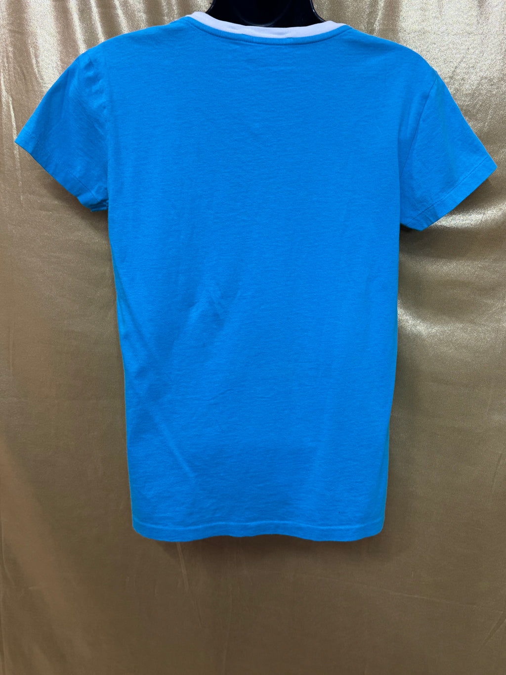 Ralph Lauren Sport Turquoise V-Neck Tee - Size S (100% Cotton)