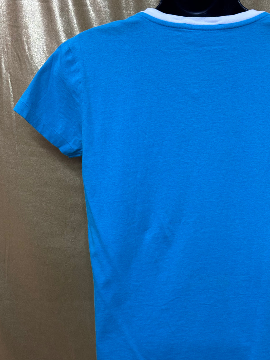 Ralph Lauren Sport Turquoise V-Neck Tee - Size S (100% Cotton)
