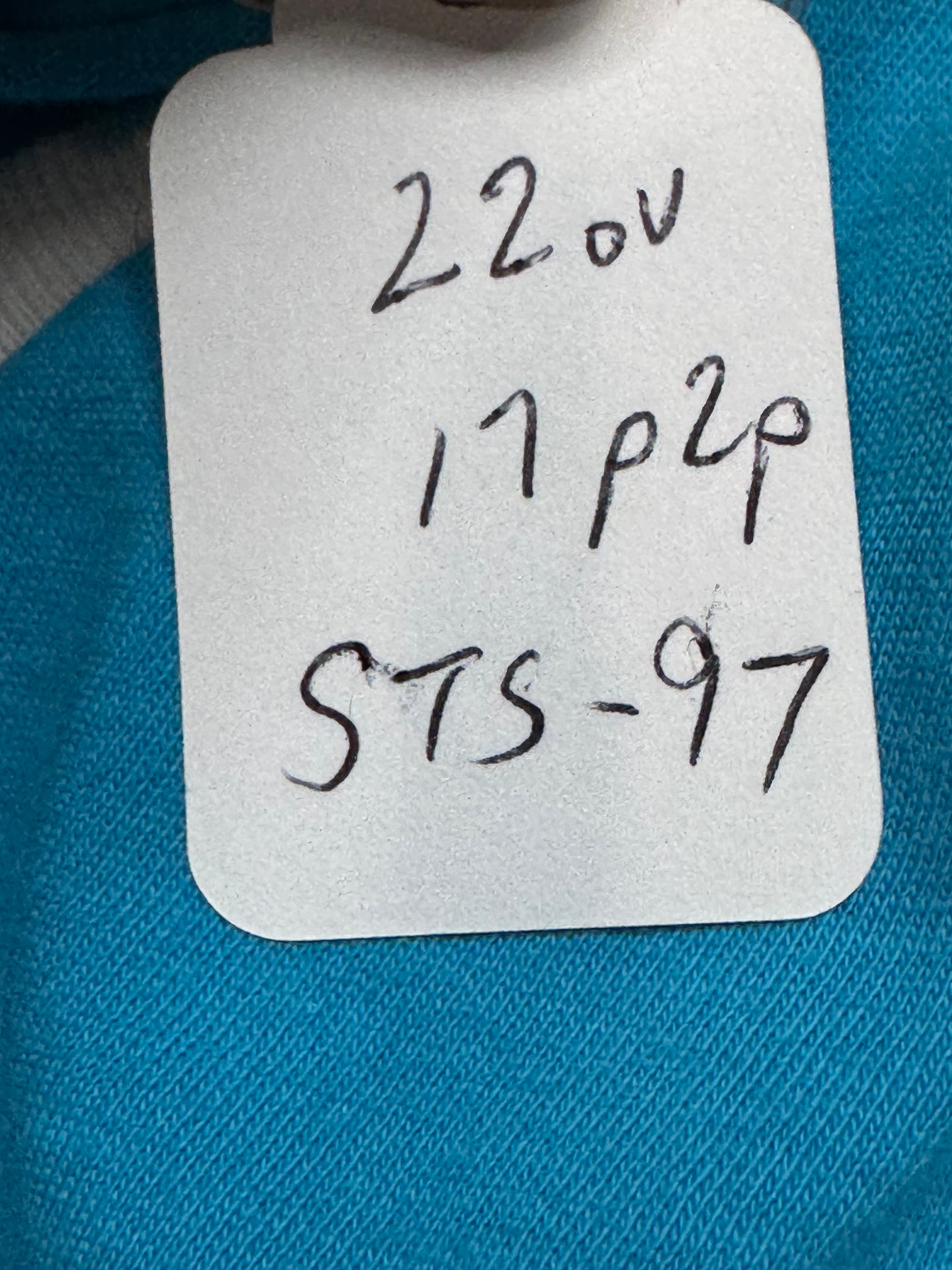 Ralph Lauren Sport Turquoise V-Neck Tee - Size S (100% Cotton)