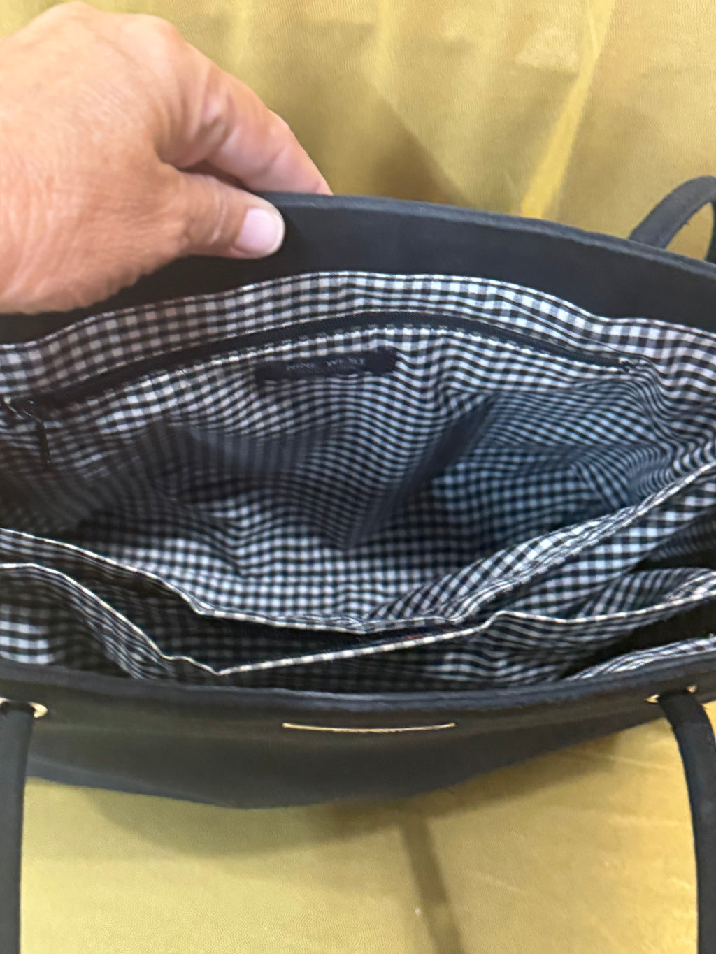 Nine West Classic Black Tote Bag