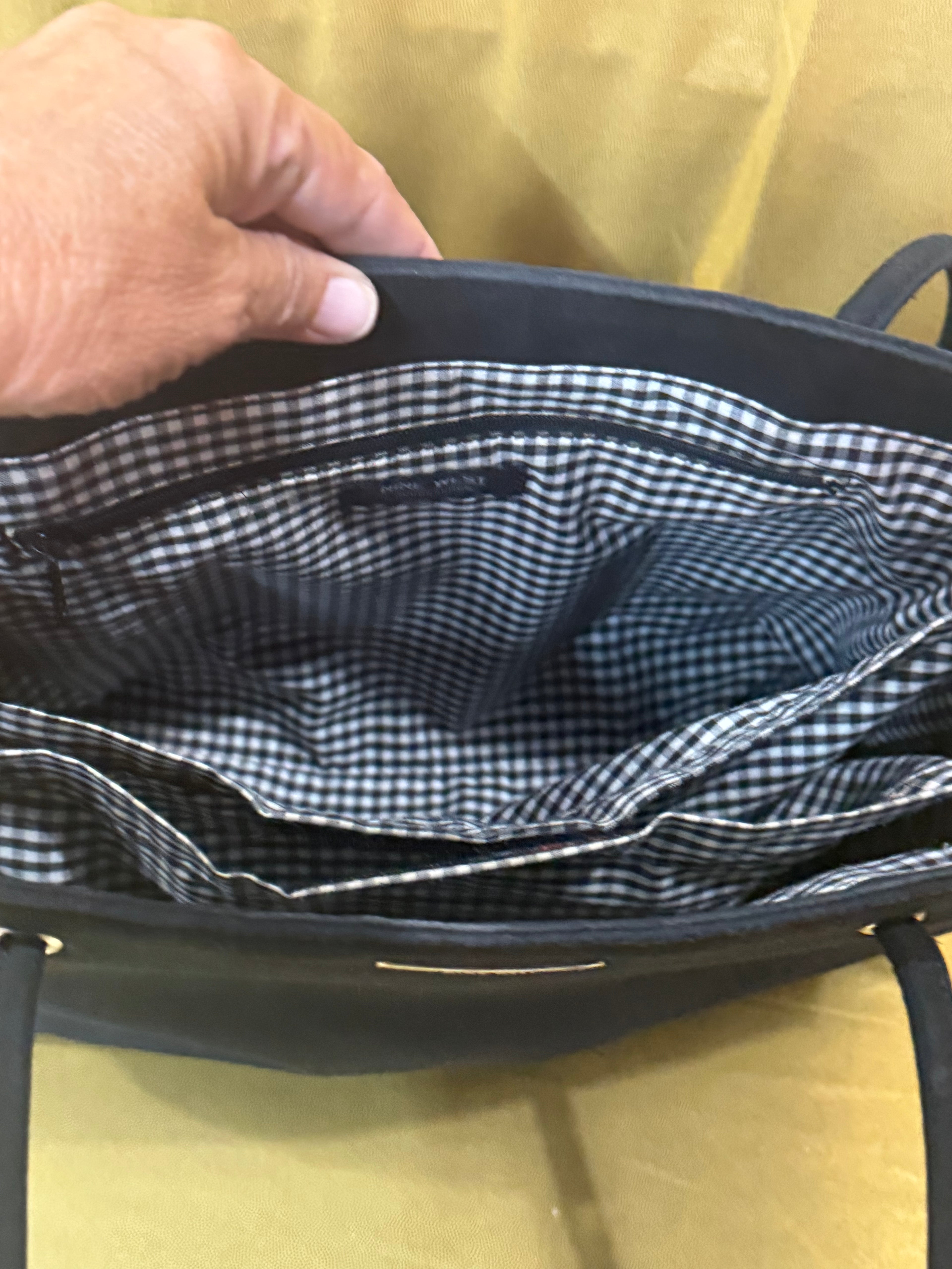 Nine West Classic Black Tote Bag