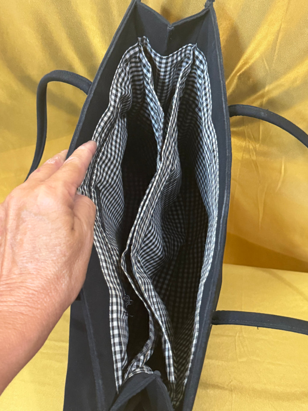 Nine West Classic Black Tote Bag