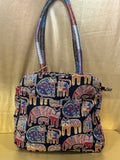 Vintage Laurel Burch "Feline Story" Tapestry Tote Bag 🐾