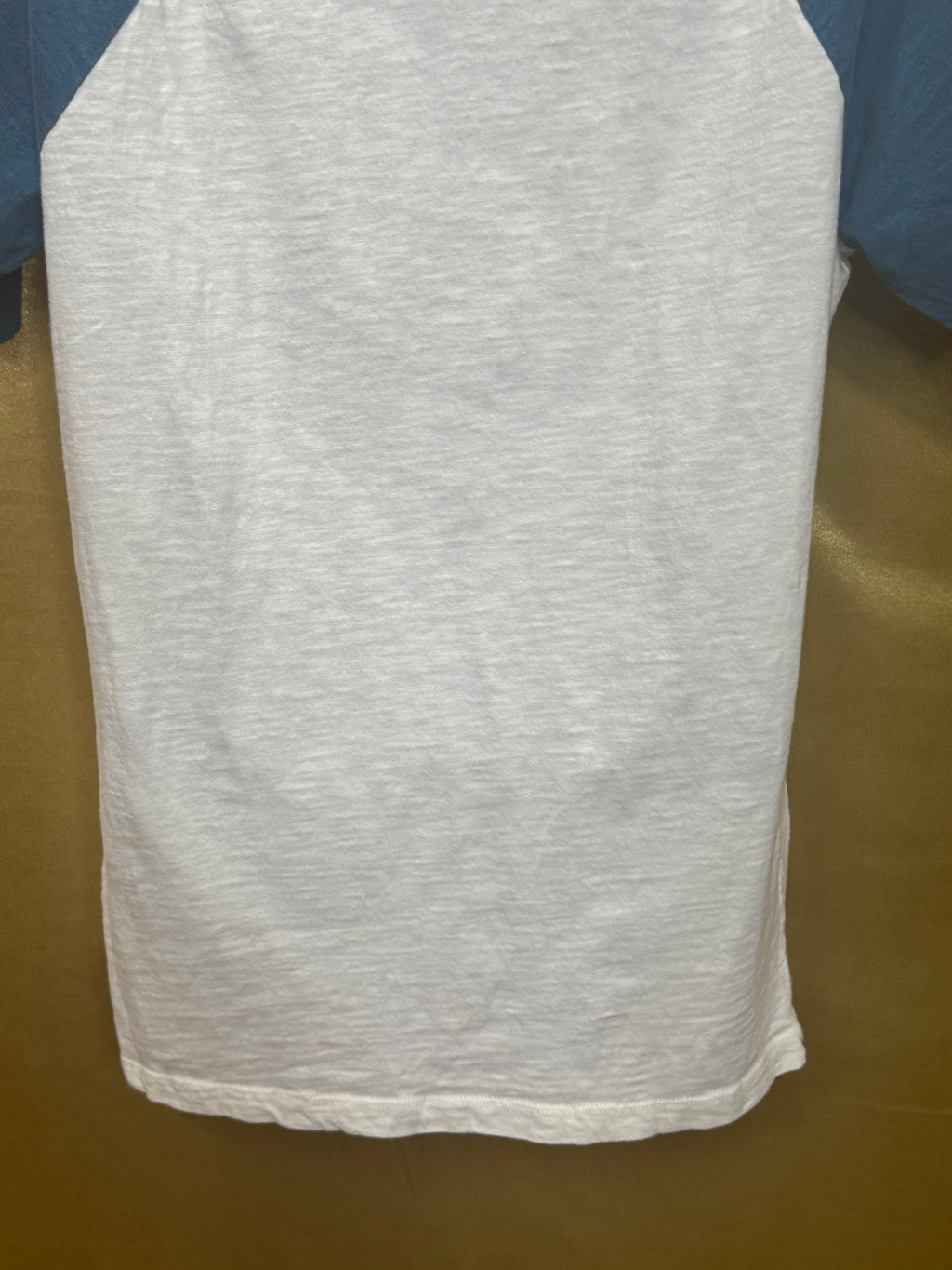 Walt Disney World Four Parks Icons Raglan T-Shirt Small Cream Blue