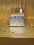 Stunning Vintage Nicholas Reich Silver Structured Evening Bag ✨