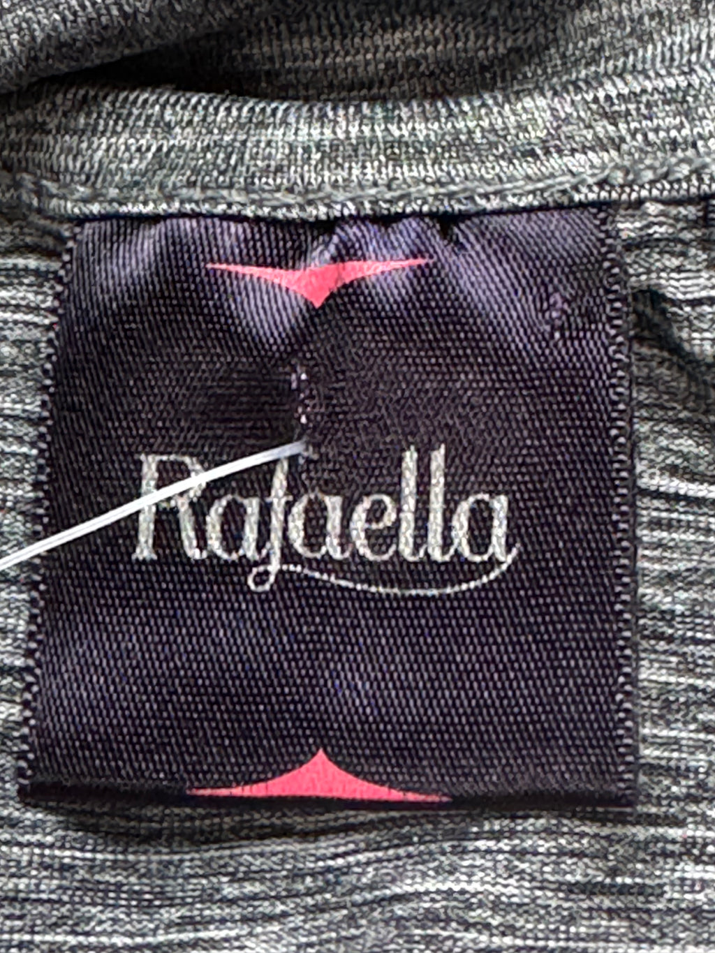Rafaella Gray Tiered Ruffle Cap Sleeve Top - Size S