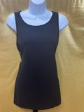 Harlow & Graham Black Keyhole Back Tank Top Shell - Size Small