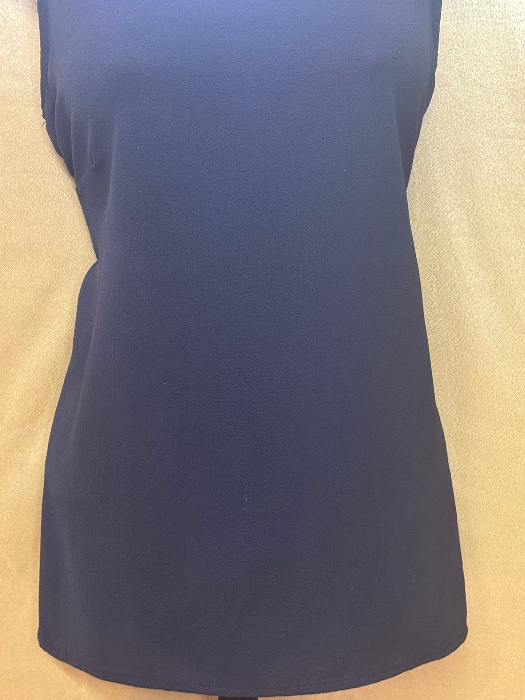 Harlow & Graham Black Keyhole Back Tank Top Shell - Size Small