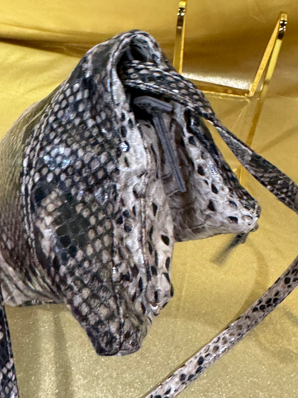 Kenneth Cole Reaction Faux Snakeskin Crossbody Bag