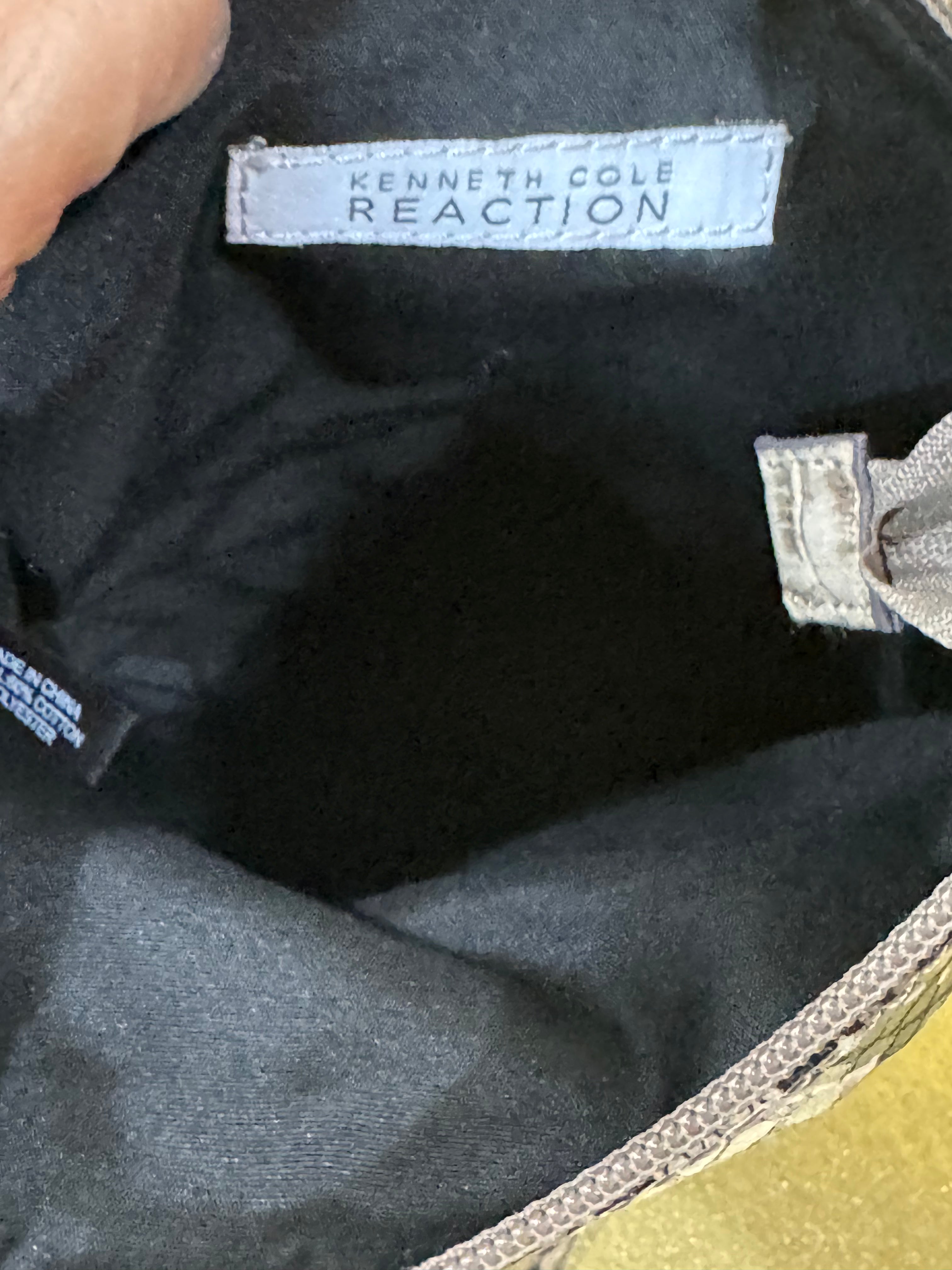 Kenneth Cole Reaction Faux Snakeskin Crossbody Bag