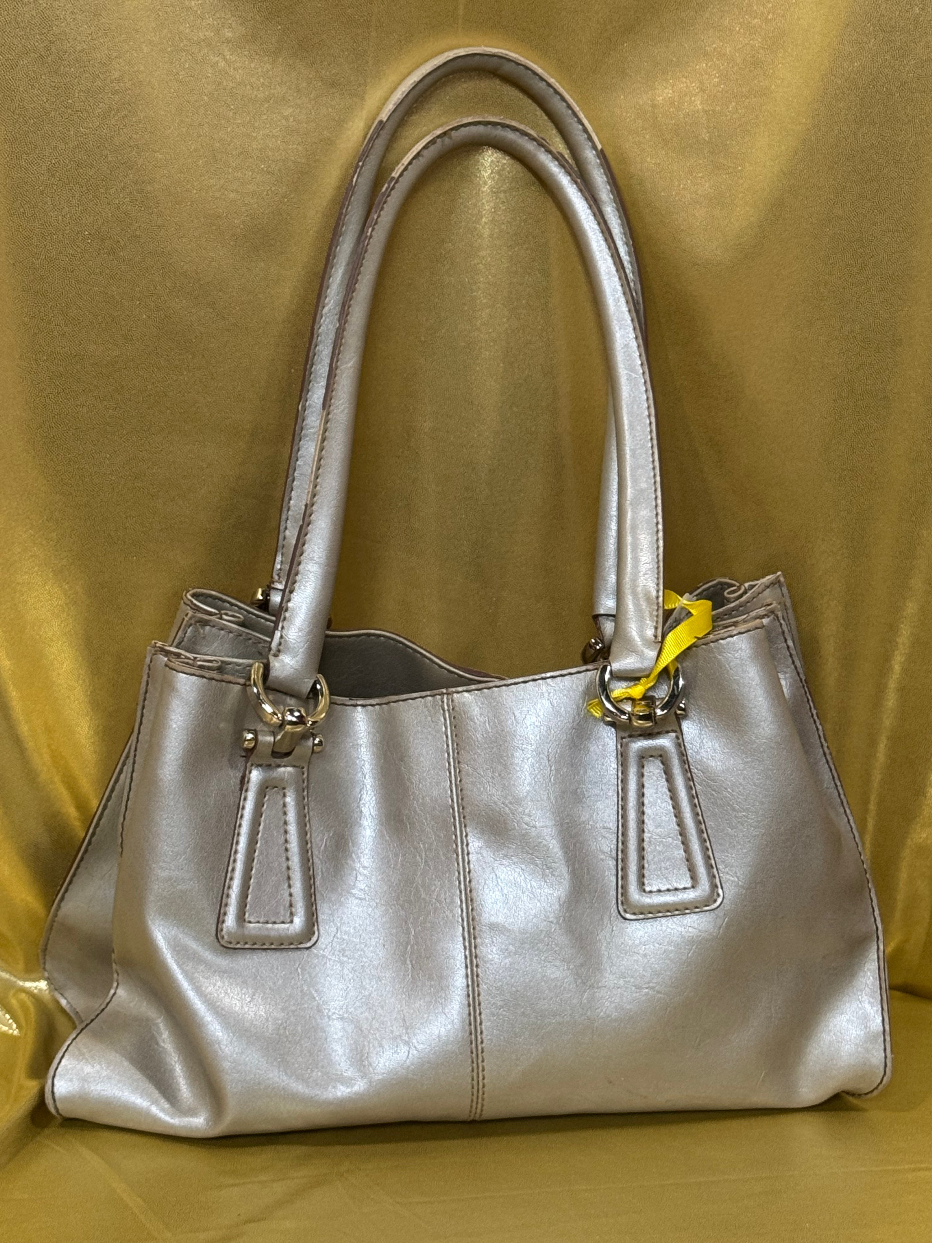✨ Vintage Liz Claiborne Metallic Bronze Hobo Shoulder Bag ✨