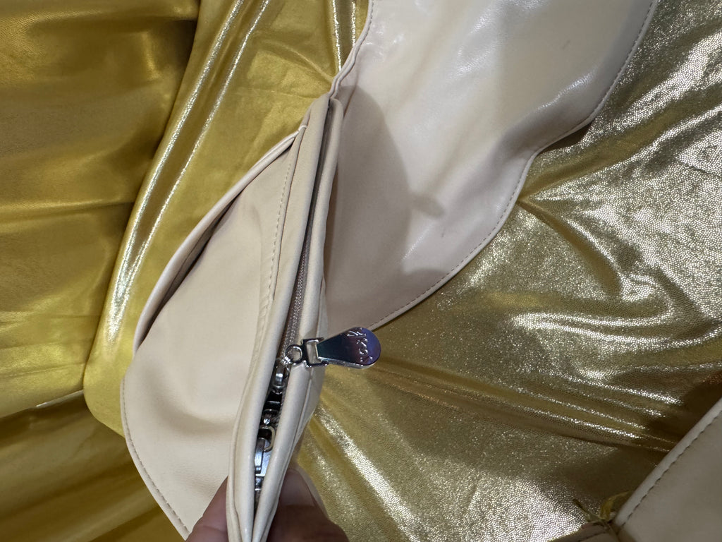 Authentic SASH Cream Crescent Crossbody Sling Bag – Ergonomic Travel Purse