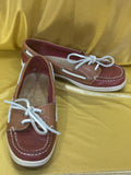 Vintage-Vibe Naturalizer Leather Boat Shoes – Size 7.5