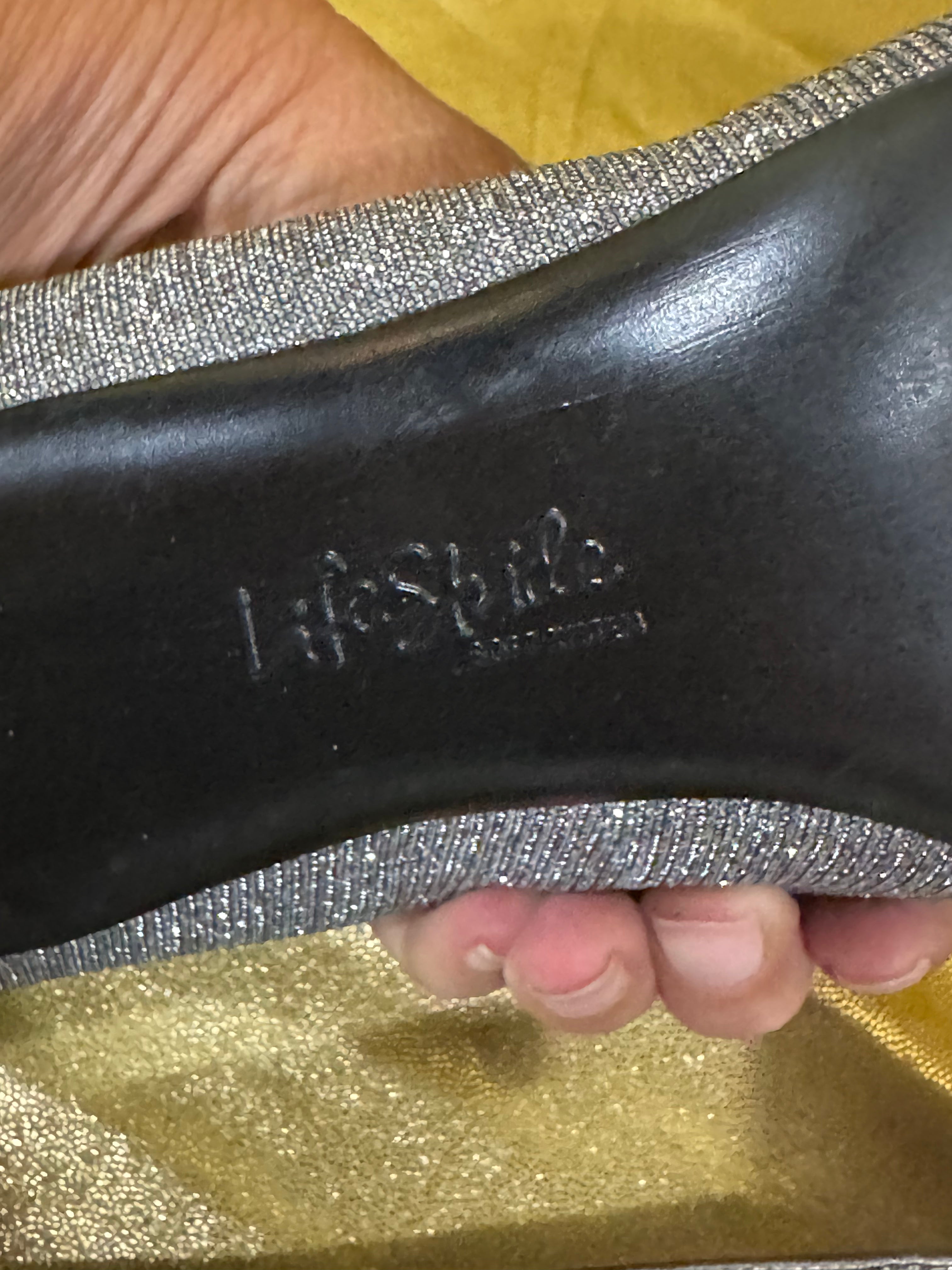 LifeStride Parigi Silver Glitter Classic Pumps | Size 9M | Comfort Insole