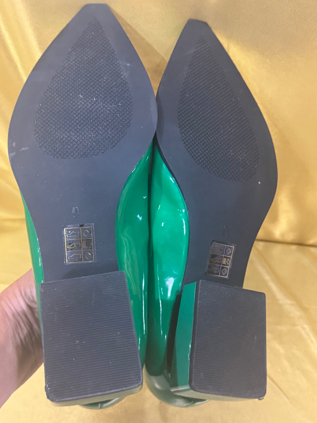 ✨ Green Goddess Pumps: Bold Style Meets Geometric Comfort ✨
