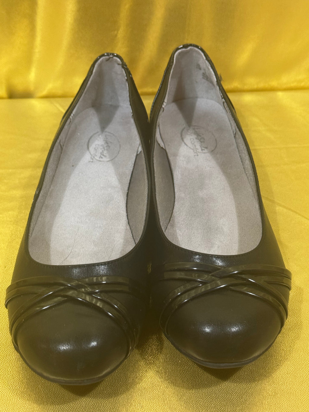 LifeStride Aliza Black Comfort Ballet Flats Size 11M
