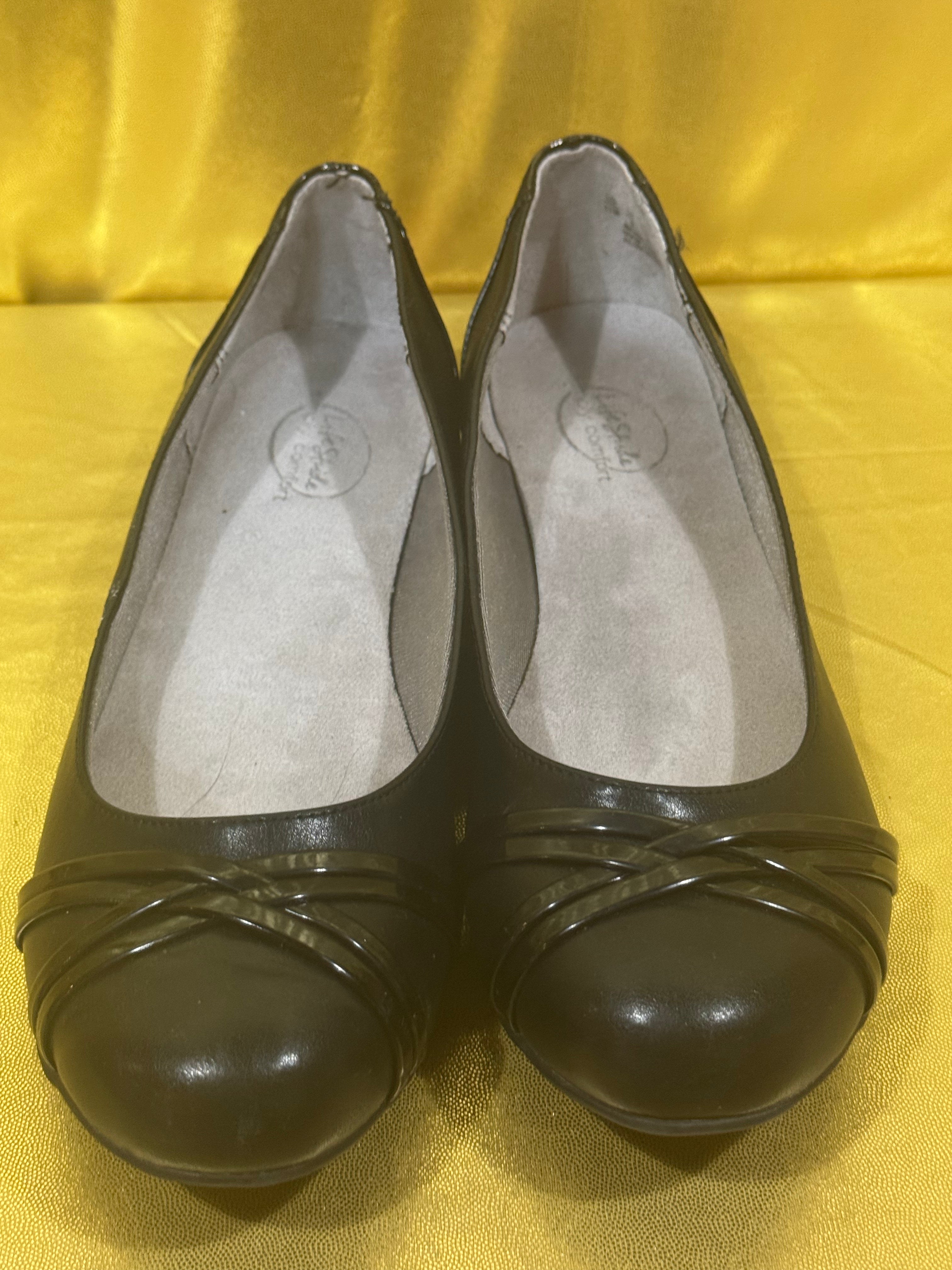 LifeStride Aliza Black Comfort Ballet Flats Size 11M