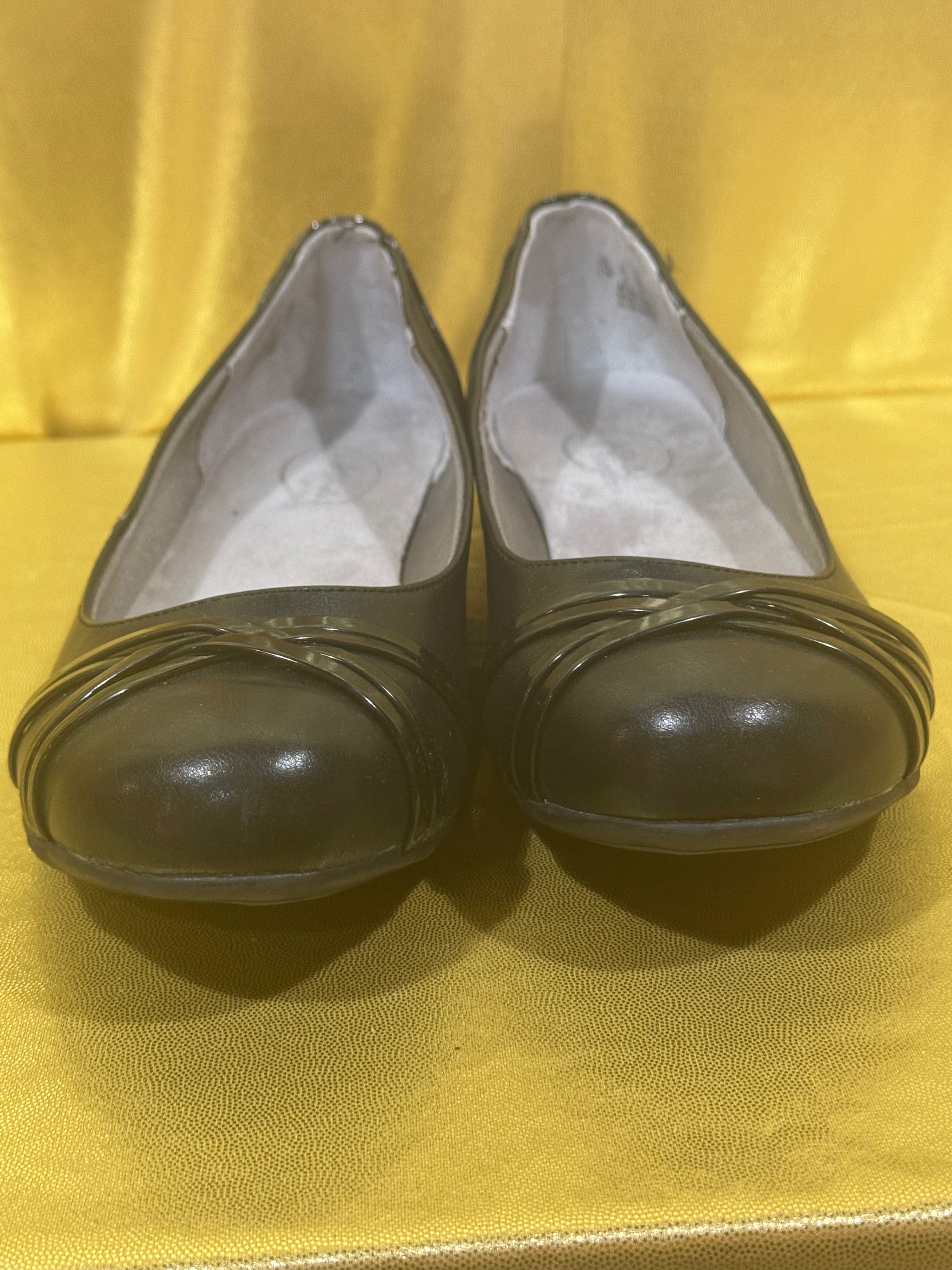 LifeStride Aliza Black Comfort Ballet Flats Size 11M