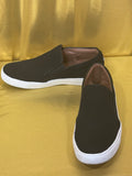 Steve Madden ALIGN Black Knit Slip-On Sneakers - Size 7.5 (Style ALIG02S)