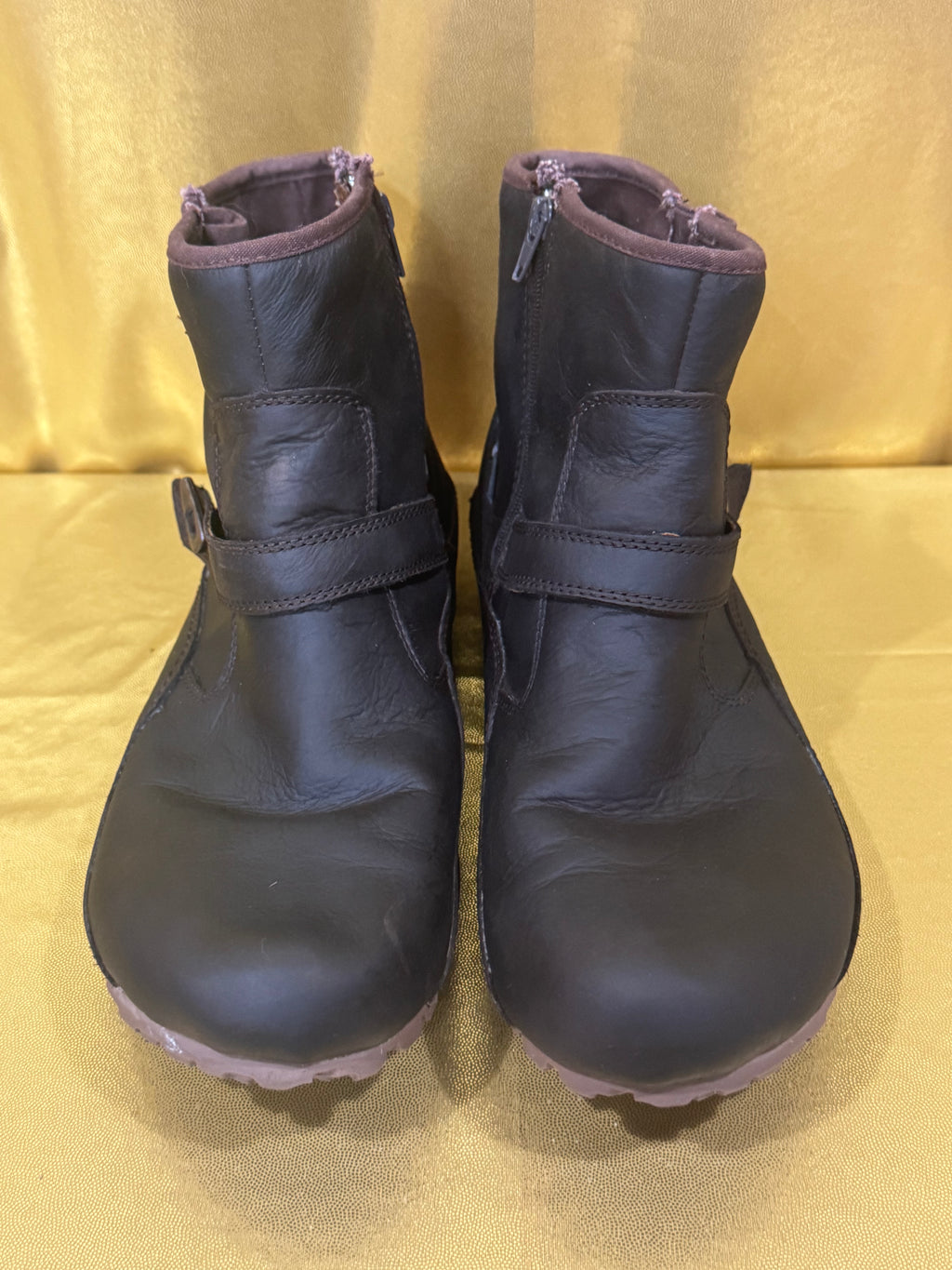Merrell Haven Duo M-Select Dry Waterproof Brown Leather Ankle Boots Size 10