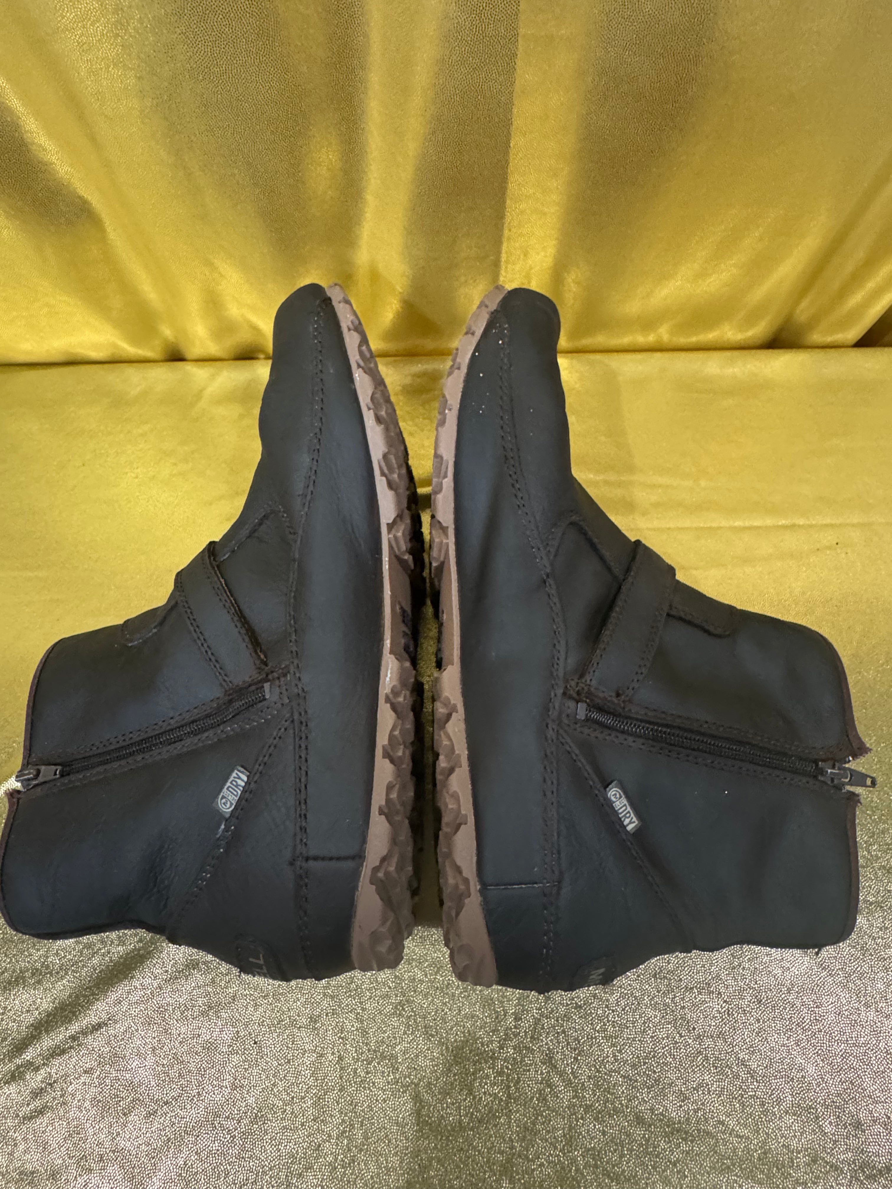 Merrell Haven Duo M-Select Dry Waterproof Brown Leather Ankle Boots Size 10