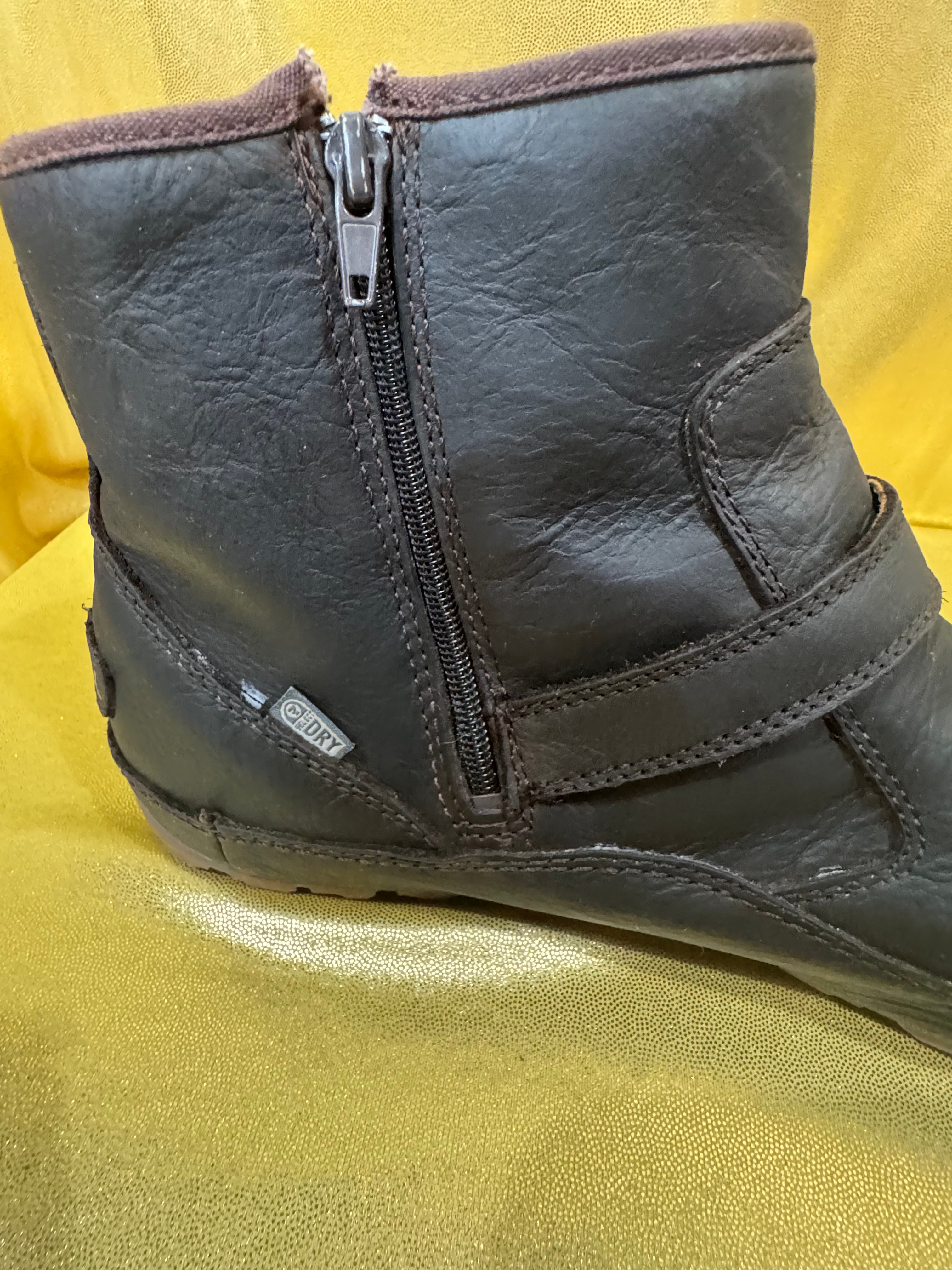Merrell Haven Duo M-Select Dry Waterproof Brown Leather Ankle Boots Size 10