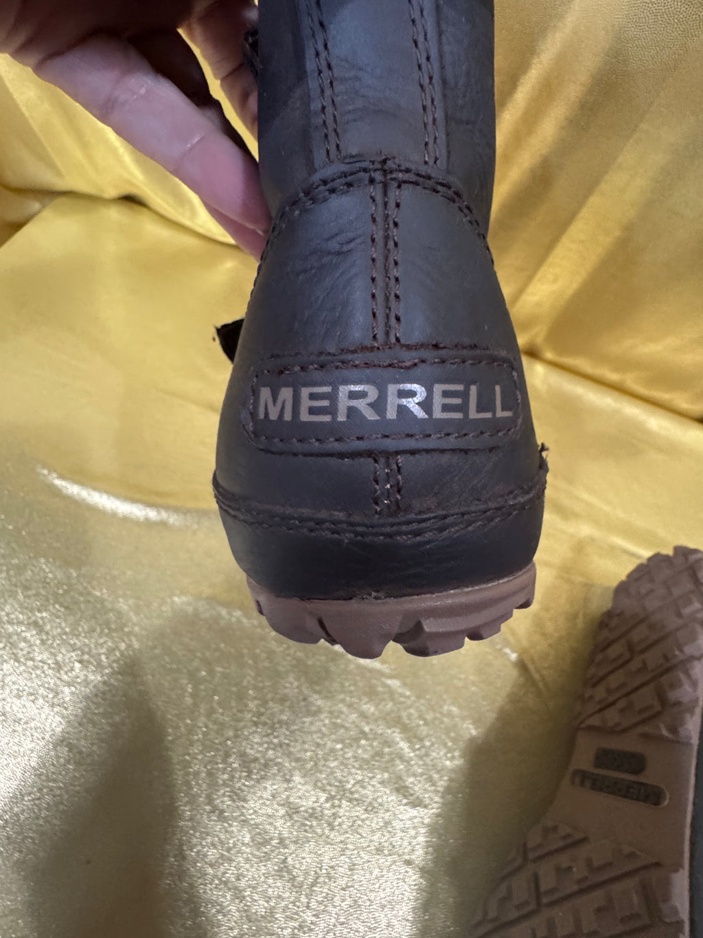 Merrell Haven Duo M-Select Dry Waterproof Brown Leather Ankle Boots Size 10