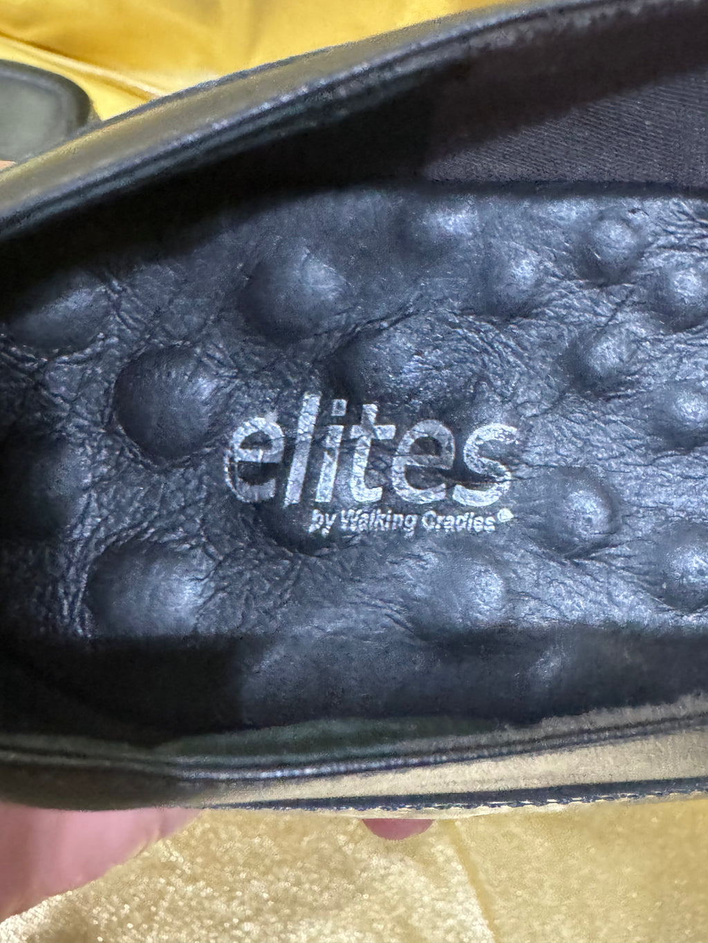 Elites by Walking Cradles Shiny Metallic Slip-On Loafer Pumps – Size 11W