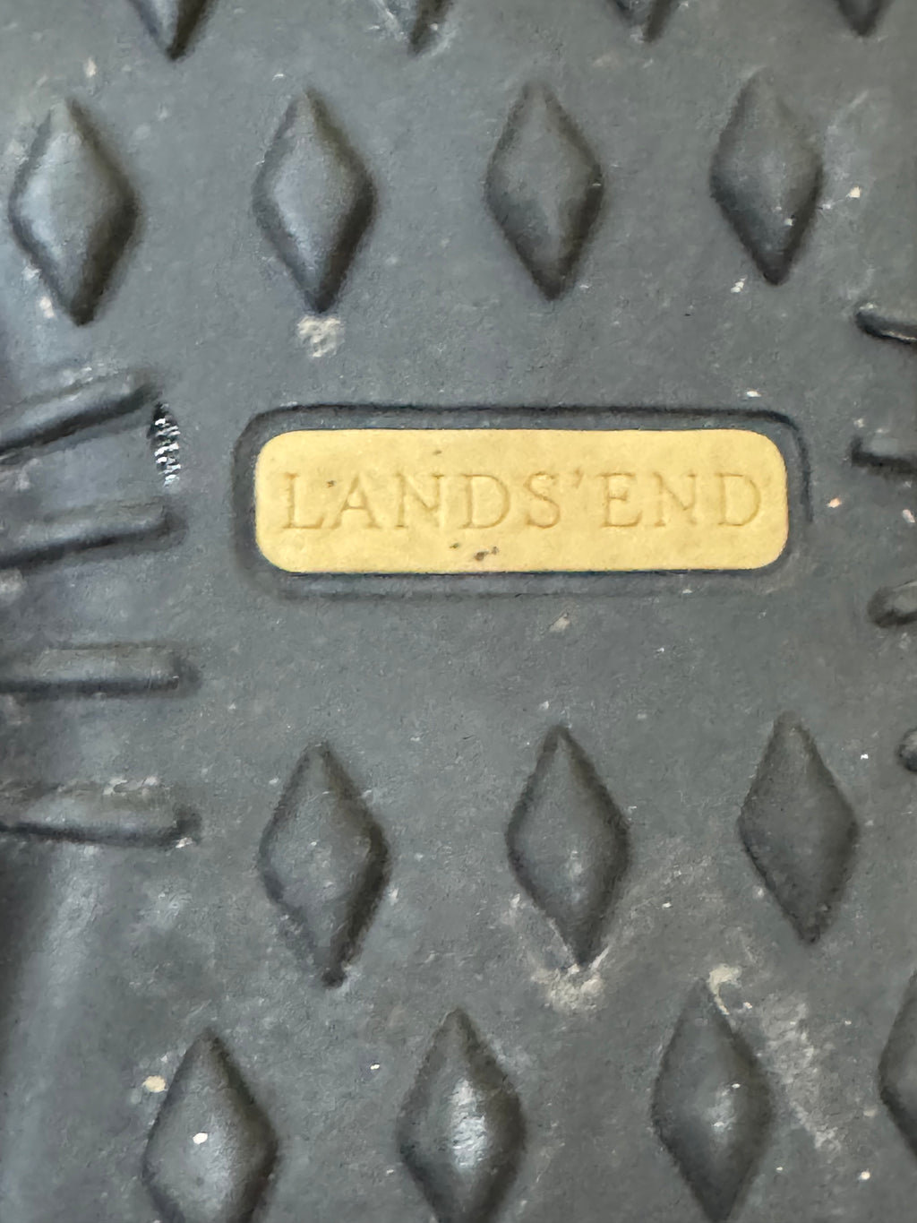Lands' End Suede & Canvas Mary Jane Flats - Beige & Cream - Women's Size 7