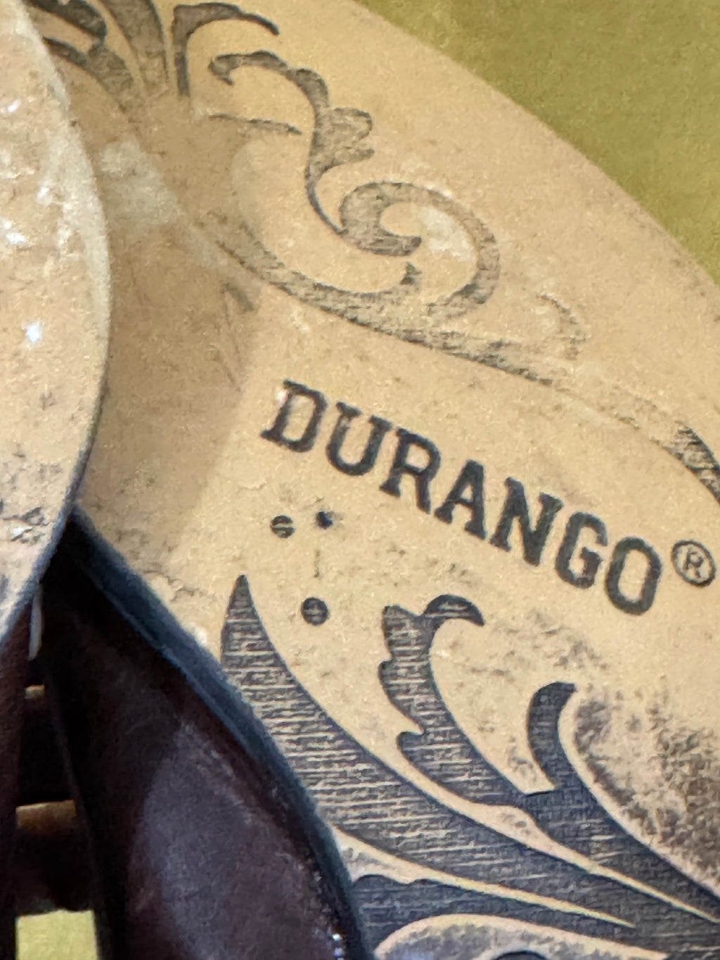 Durango Crush Heartbreaker Brown Leather Cowgirl Boots – Size 7.5