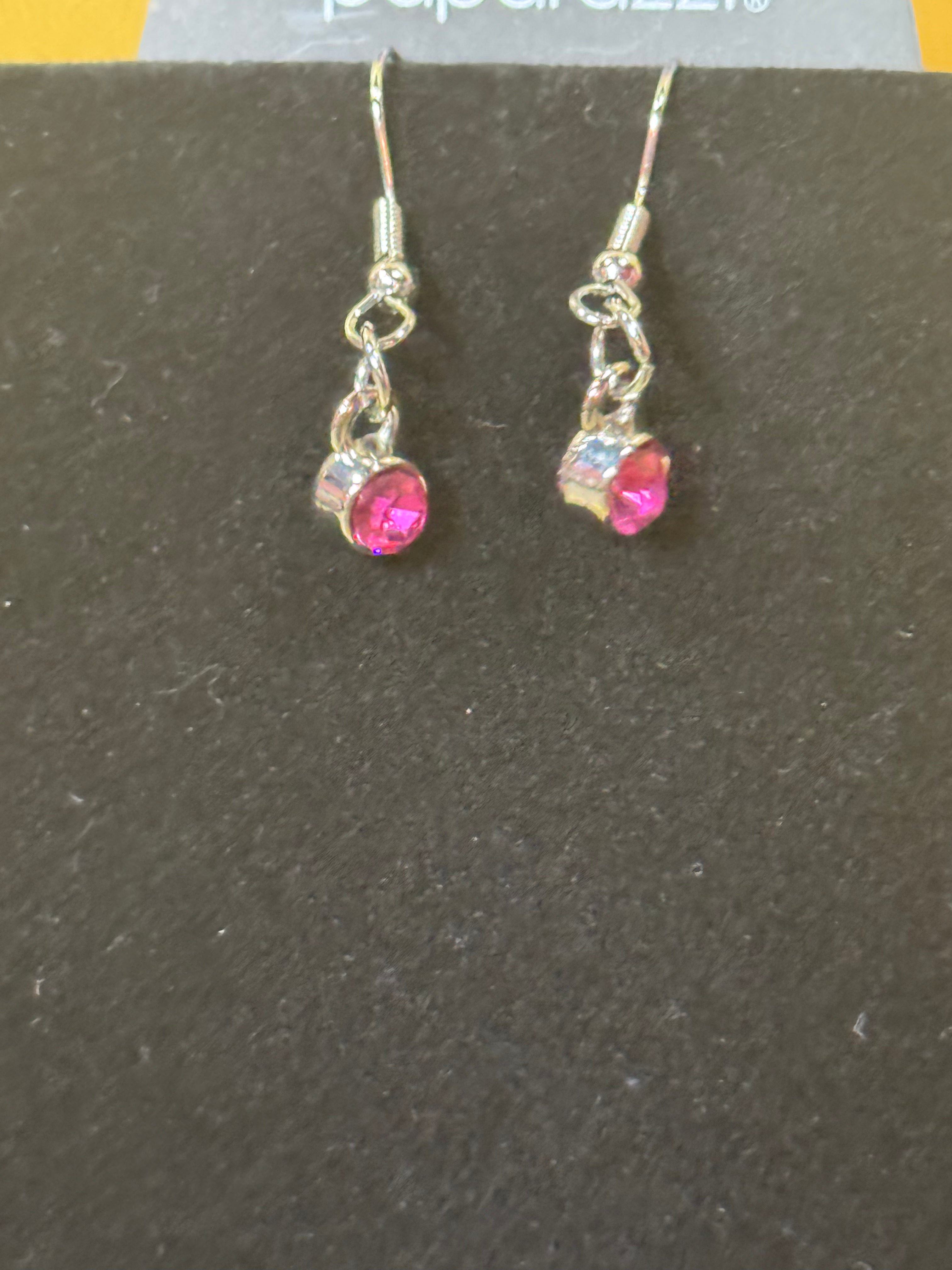 Paparazzi "Emerald Energy" Necklace Set — Neon Yellow & Pink