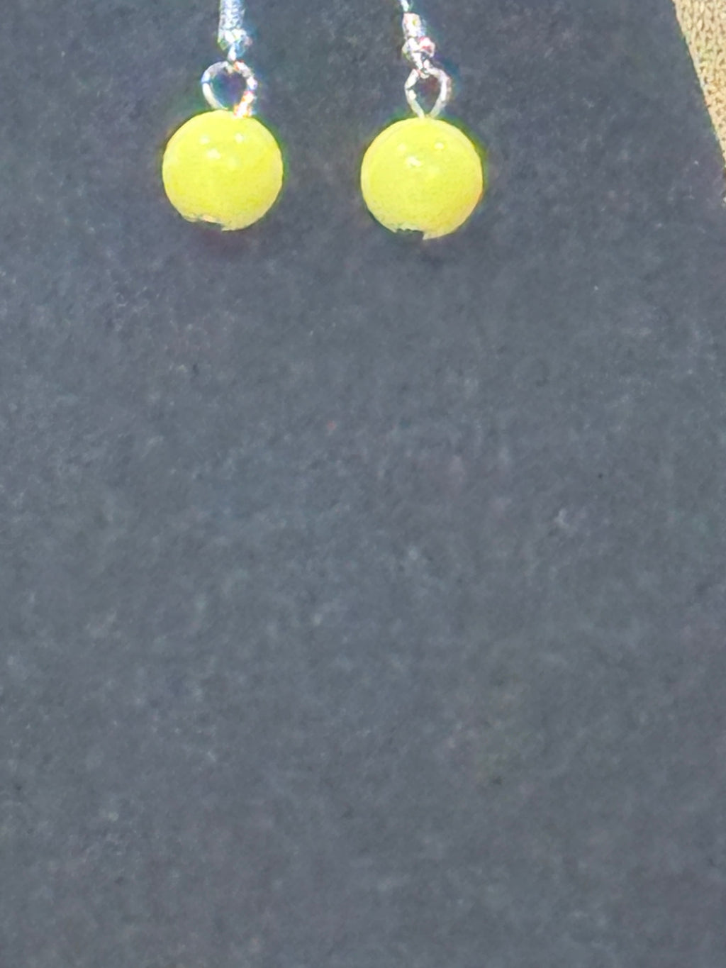 Paparazzi "Sundae Shoppe" Double Strand Yellow Bead Necklace & Earring Set