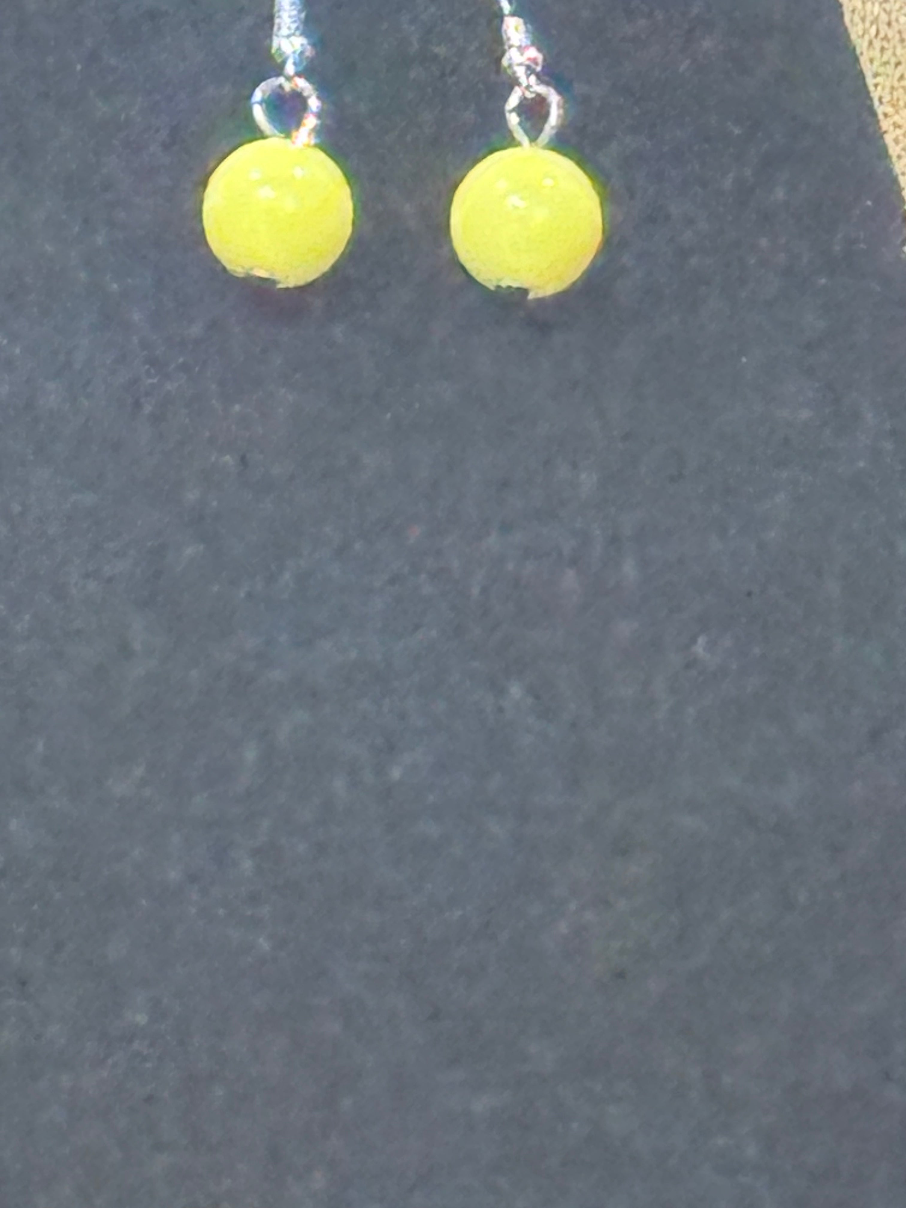 Paparazzi "Sundae Shoppe" Double Strand Yellow Bead Necklace & Earring Set