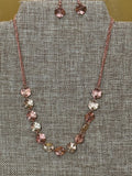 Paparazzi "Simple Sheen" Copper Necklace Set