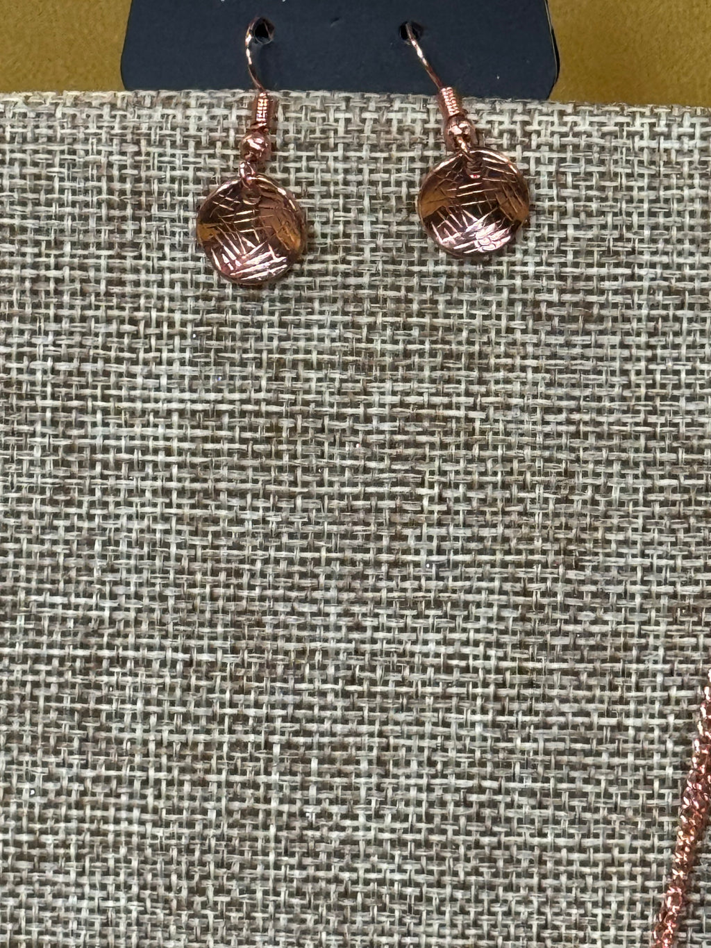 Paparazzi "Simple Sheen" Copper Necklace Set