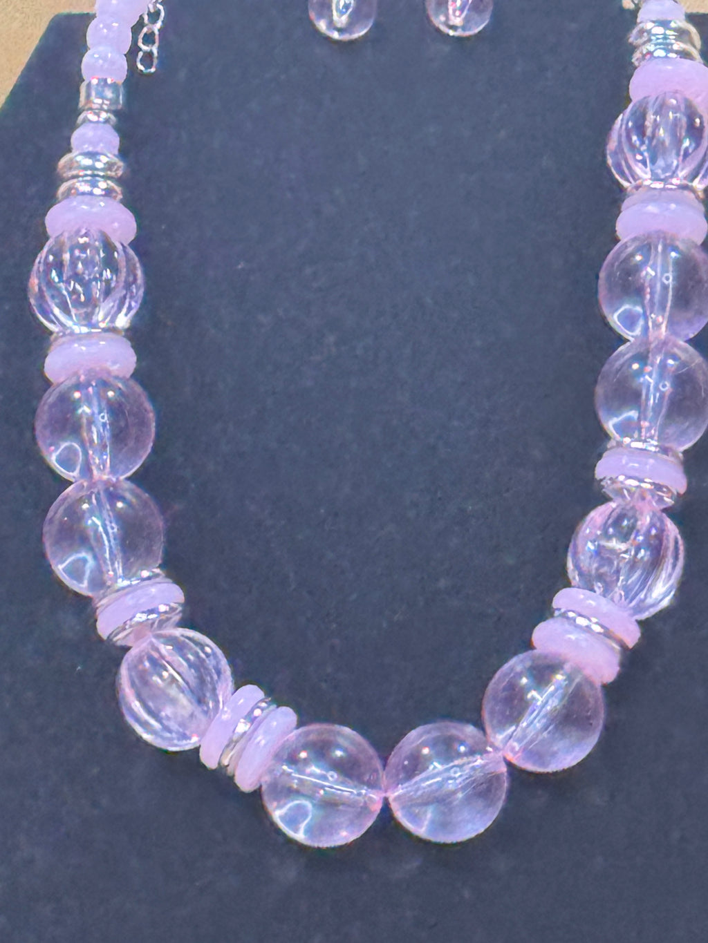 Paparazzi "Bubbly Beauty" Necklace & Earrings Set – Pastel Pink 🌸