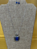 ✨ Paparazzi "Right Hand Talisman" Blue Stone Necklace & Earring Set ✨