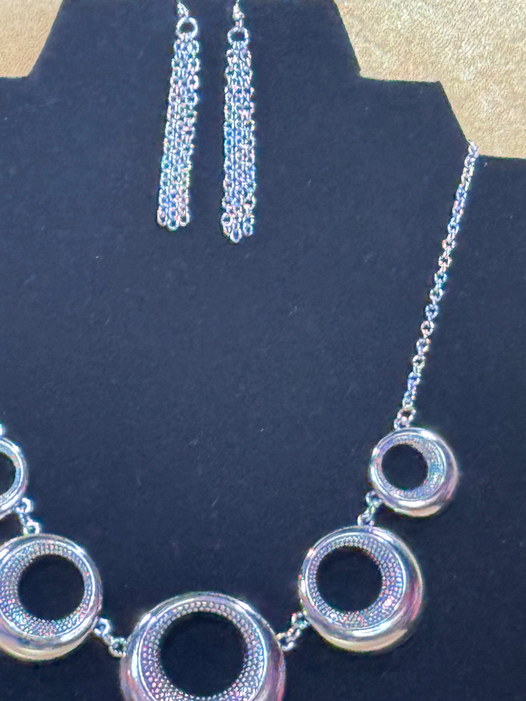 Solar Cycle Silver Necklace Set by Paparazzi