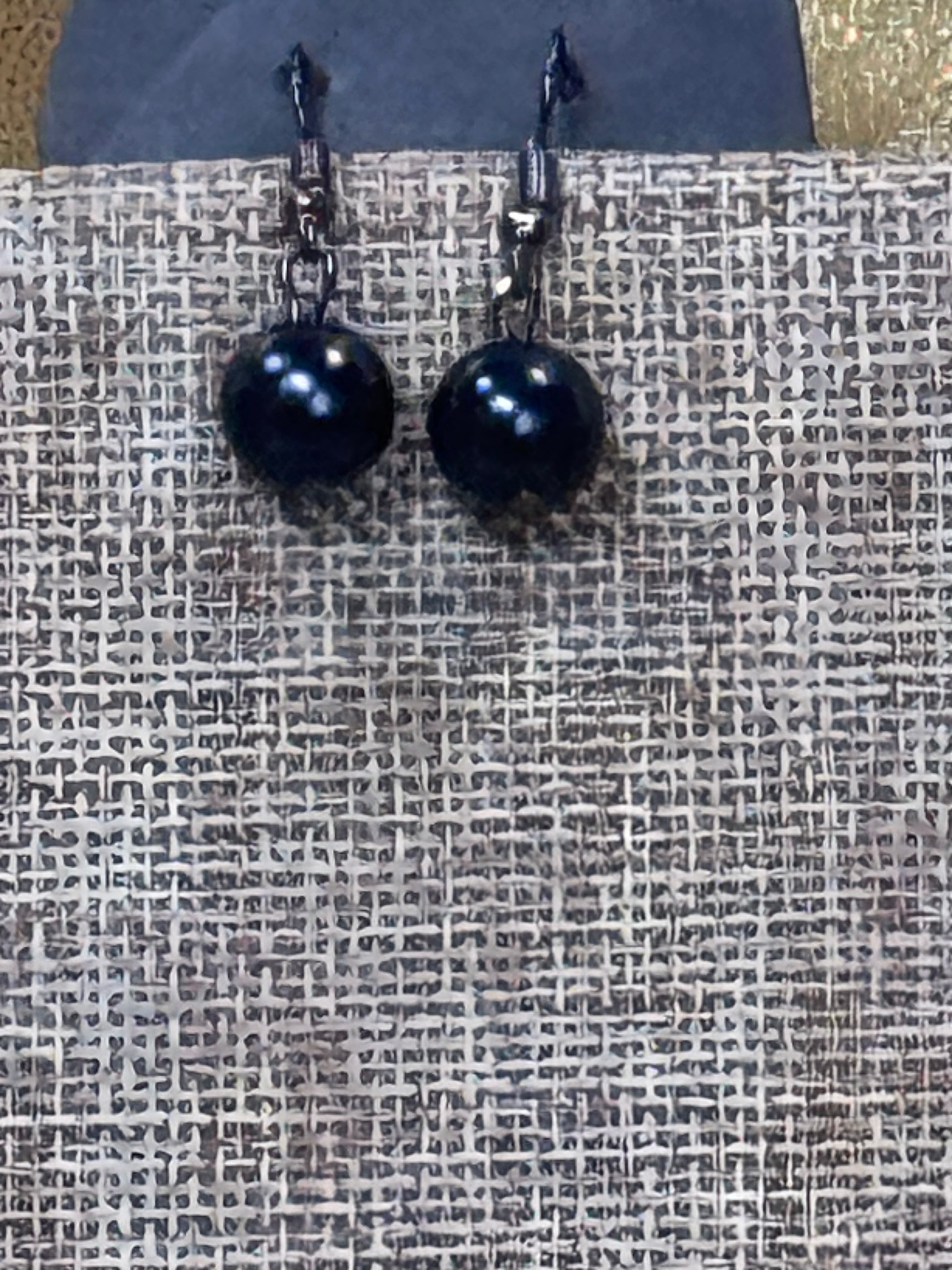 Paparazzi "Color Me CEO" Black & Gunmetal Textured Bead Necklace Set — NWT