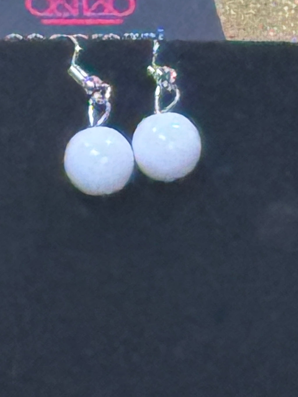 Paparazzi "Cool Cascade" White & Silver Statement Necklace Set