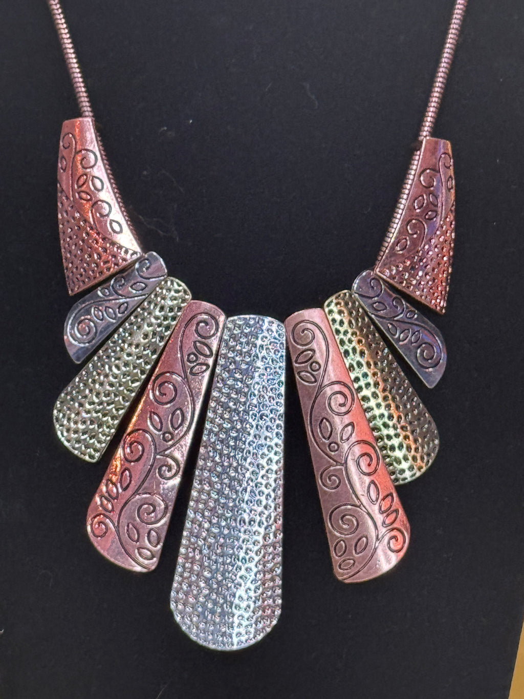 Paparazzi Accessories "Untamed" Mixed Metal Statement Necklace & Earring Set