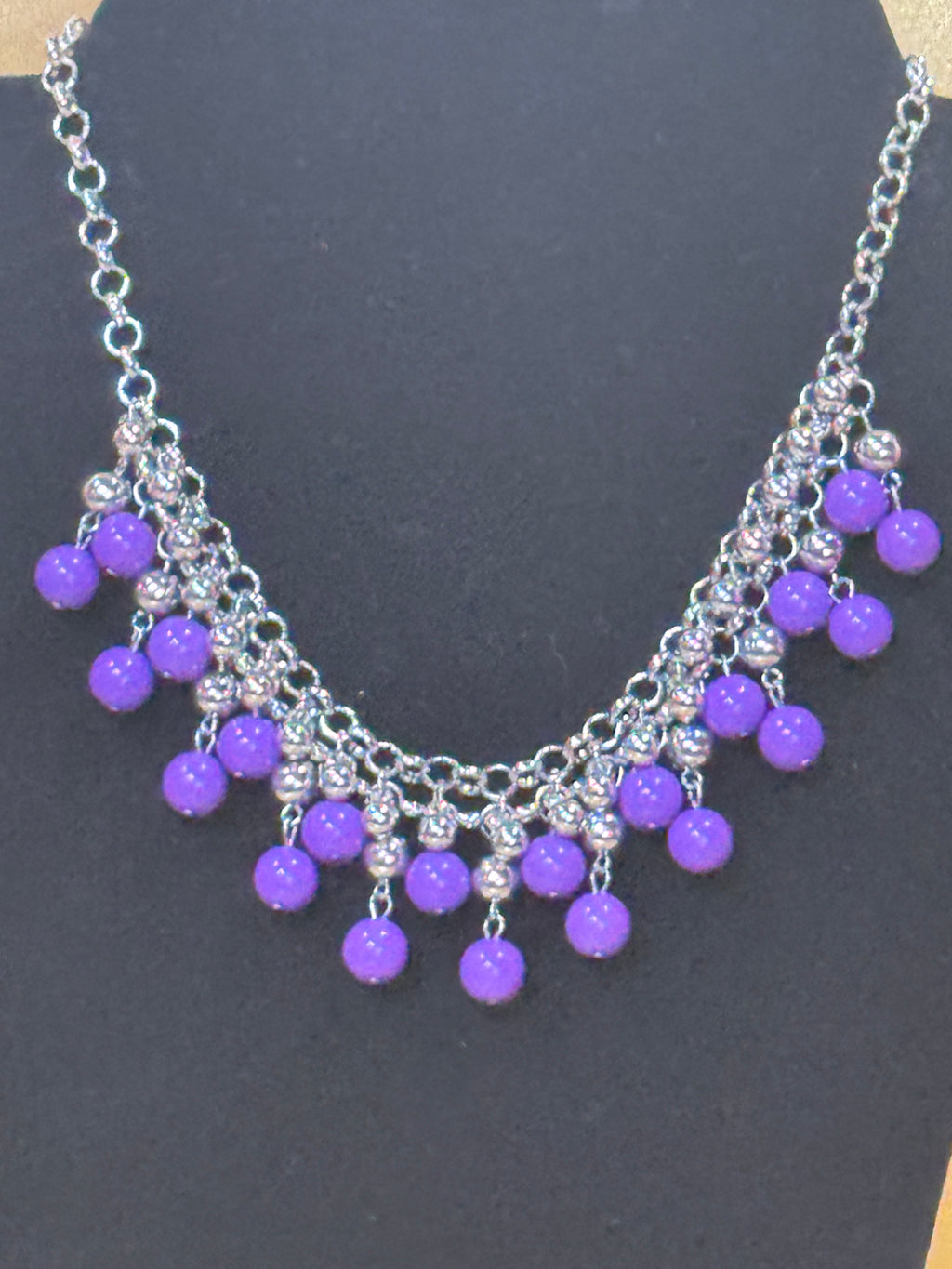 Paparazzi "Friday Night Fringe" Purple Necklace Set
