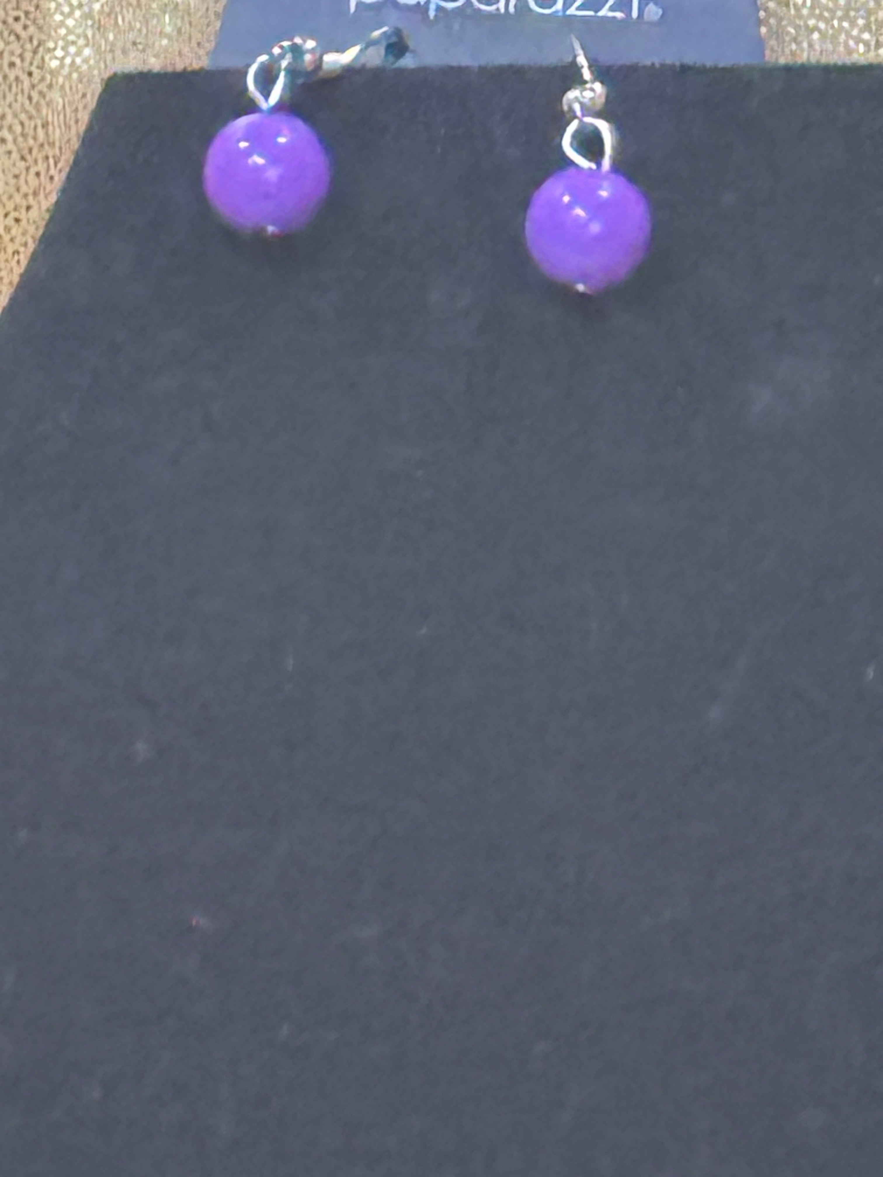 Paparazzi "Friday Night Fringe" Purple Necklace Set