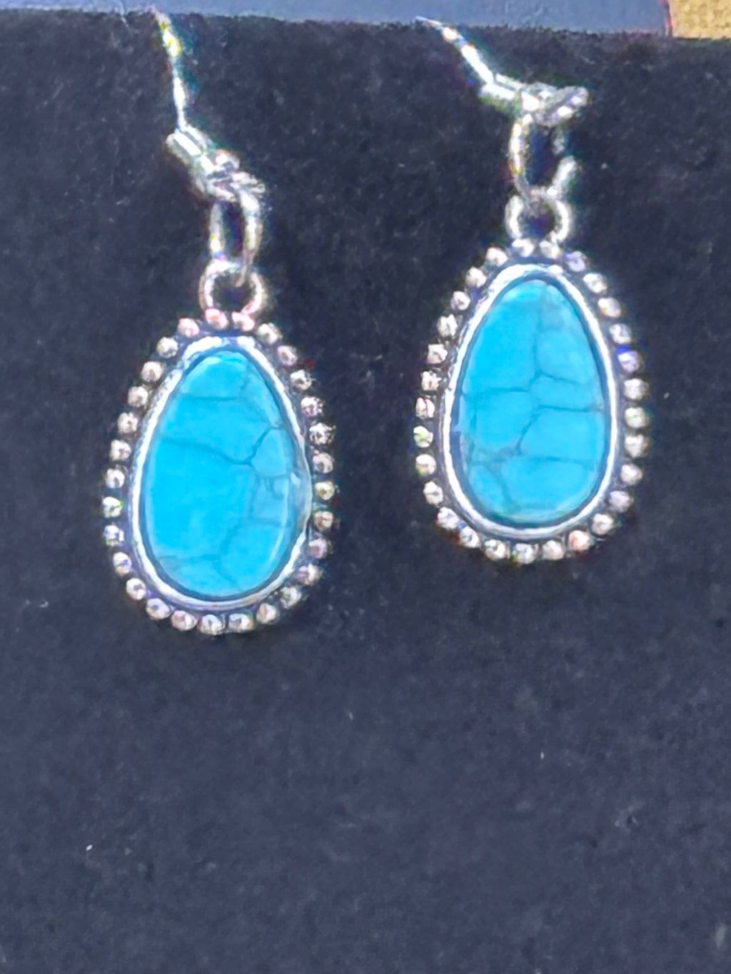 Paparazzi Accessories "Elemental Eden" Turquoise Blue Necklace & Earring Set