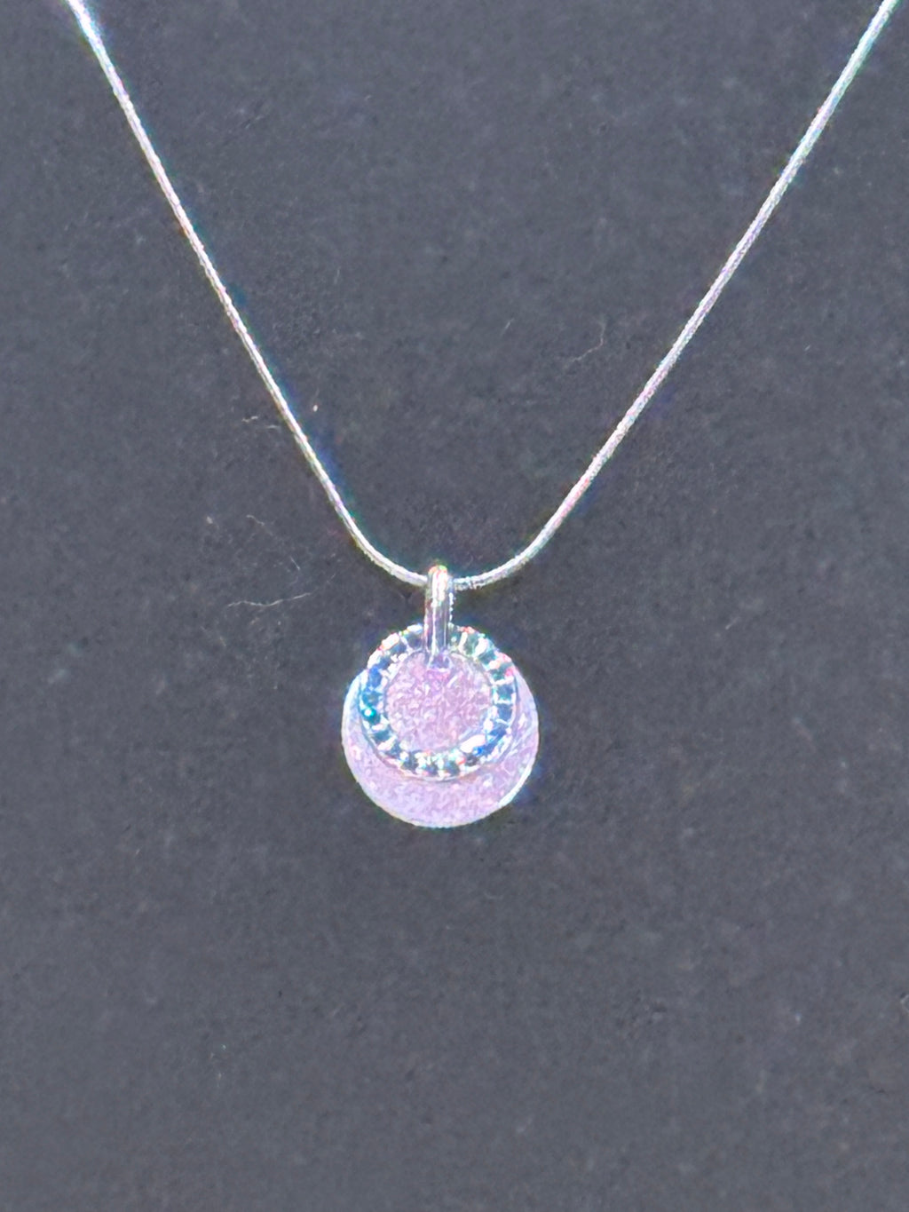 Paparazzi "My Moon and Stars" Green Rhinestone Spinning Pendant & Earring Set
