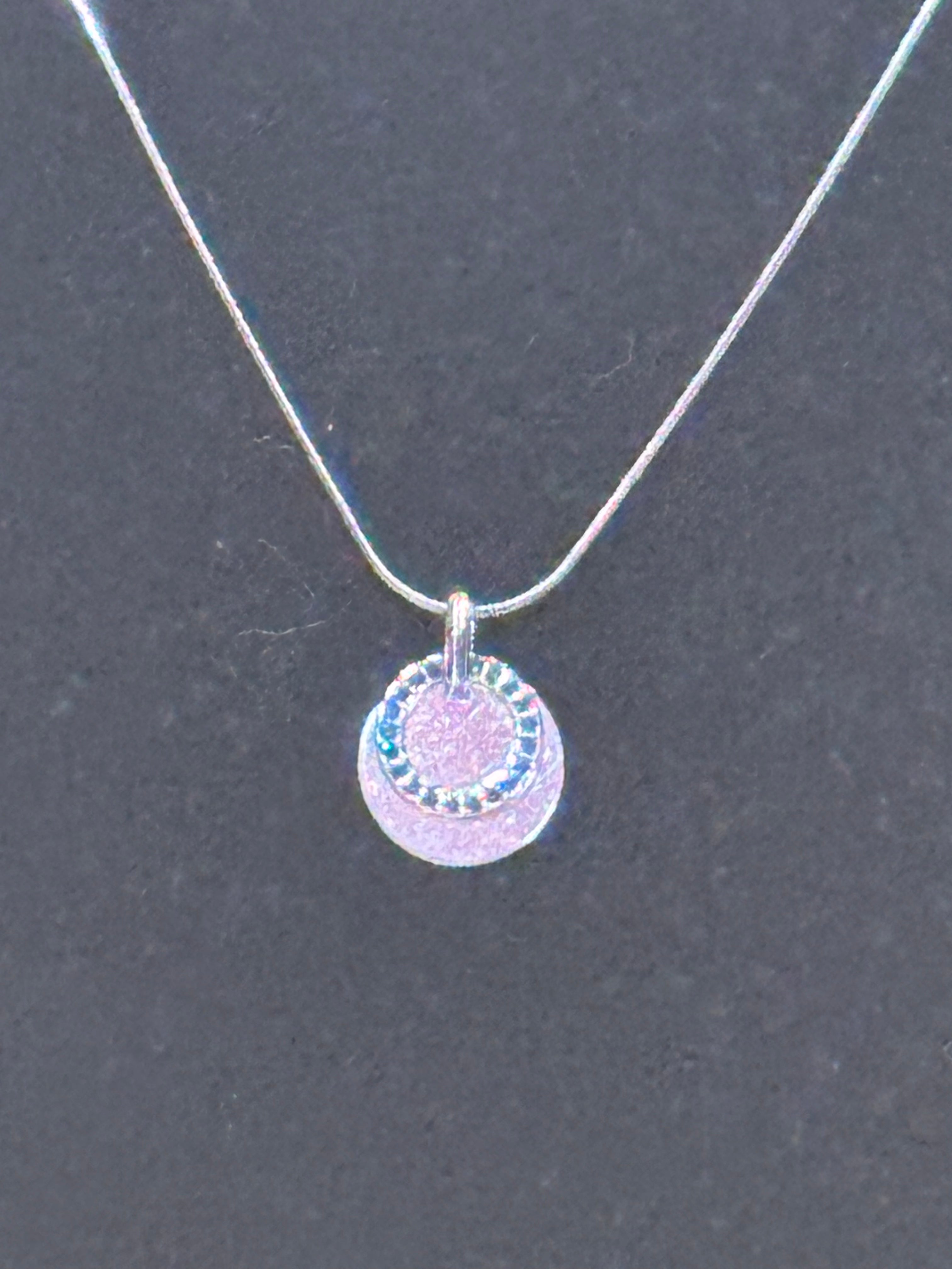 Paparazzi "My Moon and Stars" Green Rhinestone Spinning Pendant & Earring Set
